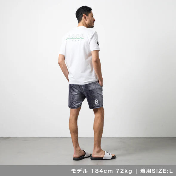 BANDEL×muta コラボレーションバックロゴTシャツ