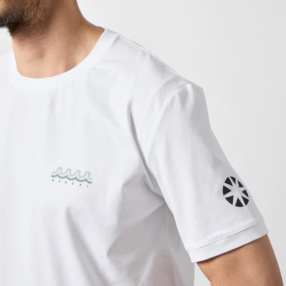 BANDEL×muta コラボレーションバックロゴTシャツ