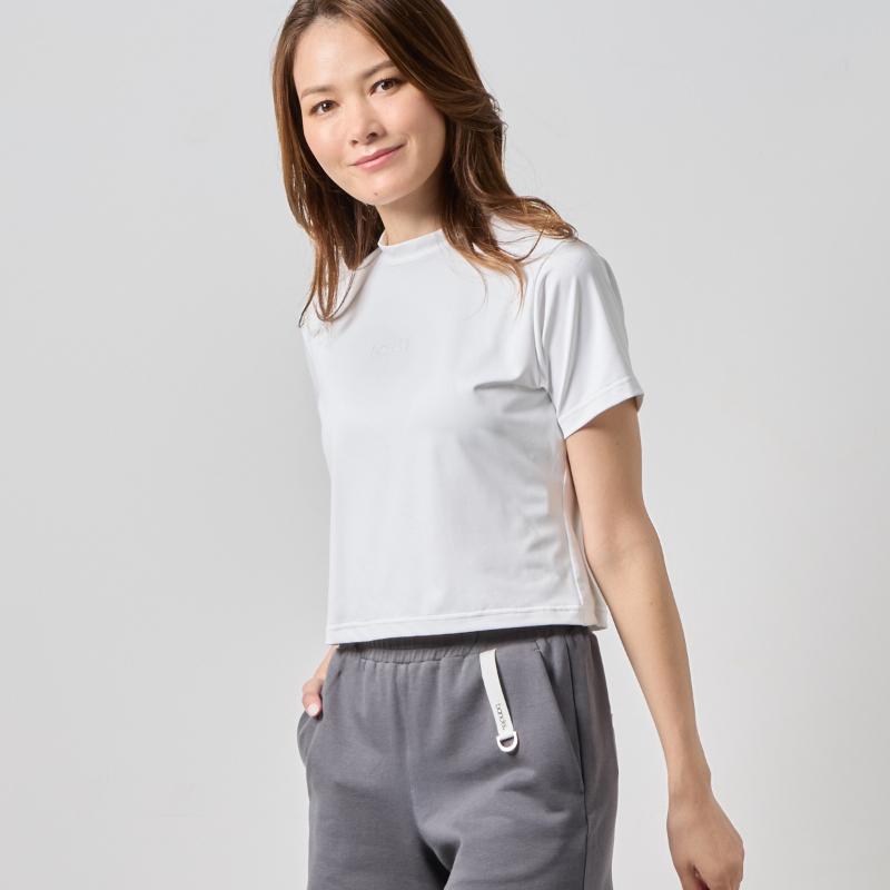BANDEL GOLF バンデルゴルフ ウィメンズ クロップドTシャツ BNS-W6SCPTS ホワイト
