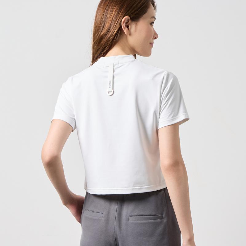 BANDEL GOLF バンデルゴルフ ウィメンズ クロップドTシャツ BNS-W6SCPTS ホワイト