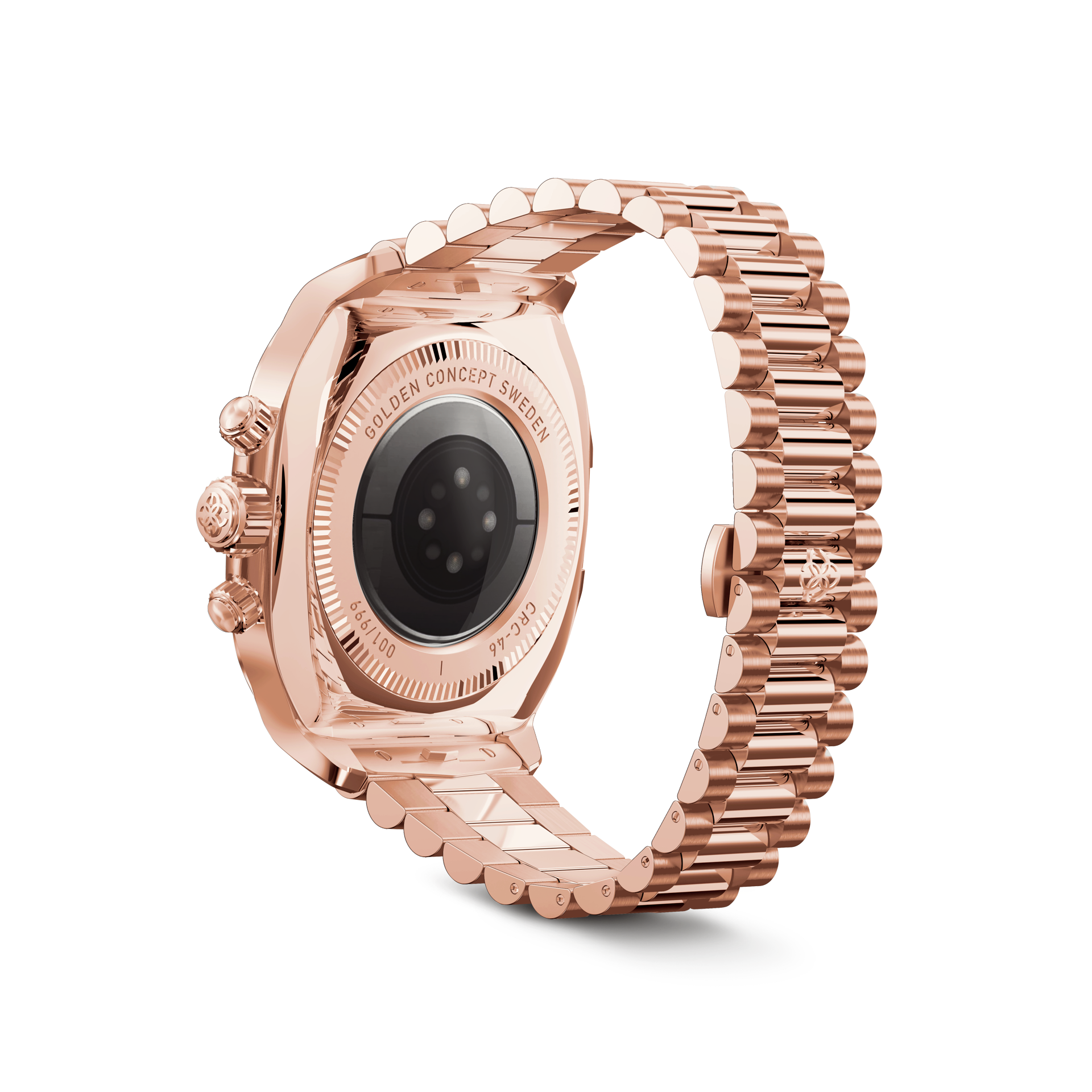 GOLDEN CONCEPT ゴールデンコンセプト Apple Watch Case - CRC46 Rose Gold ローズゴールド