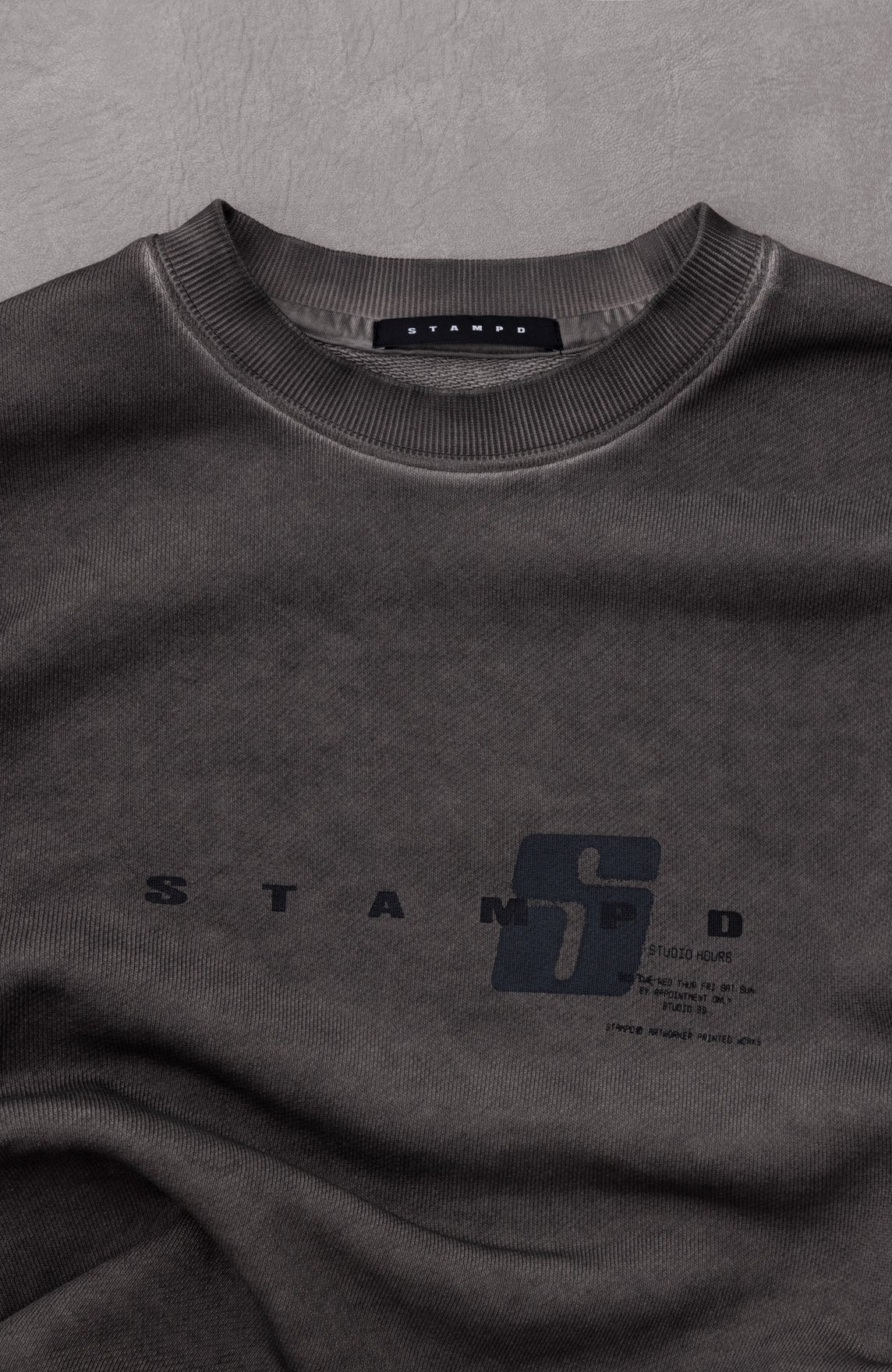 S24 Transit Cropped Crew Neck SLA-M3370SW クルーネック スウェット / ROCK TAUPE