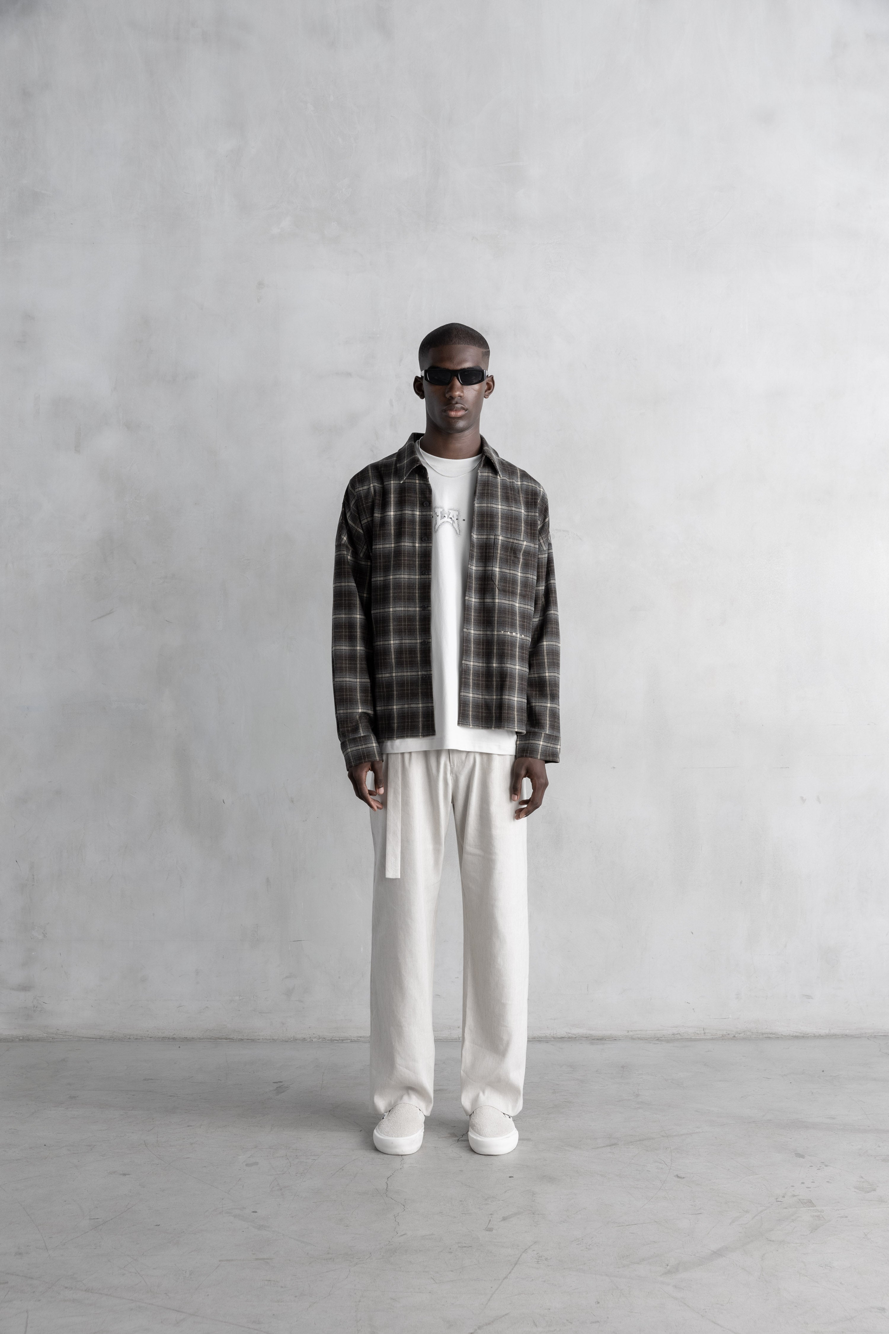 STAMPD Oversized Plaid Buttondown チェックシャツ