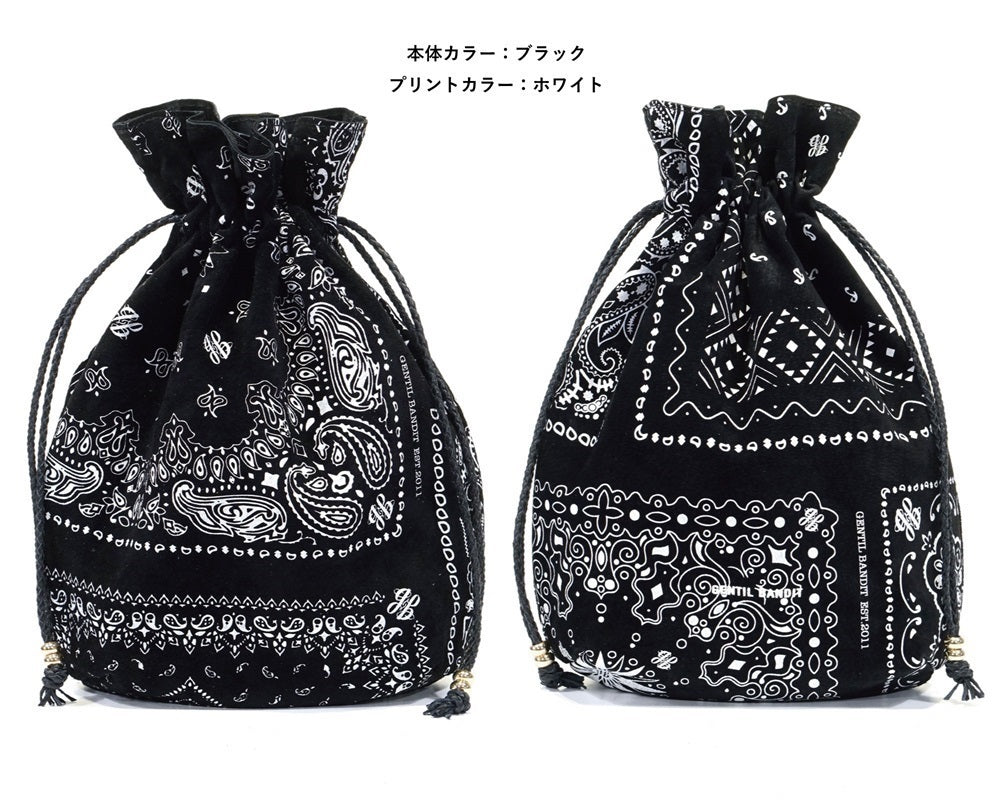 GENTIL BANDIT スエード巾着バッグ