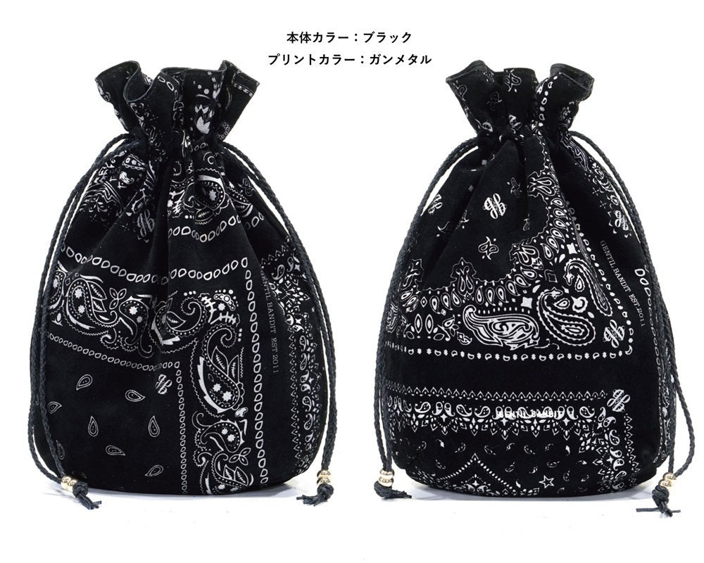 GENTIL BANDIT スエード巾着バッグ