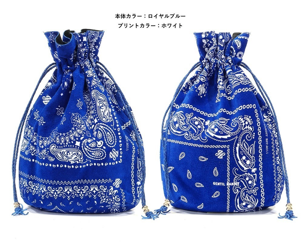 GENTIL BANDIT スエード巾着バッグ