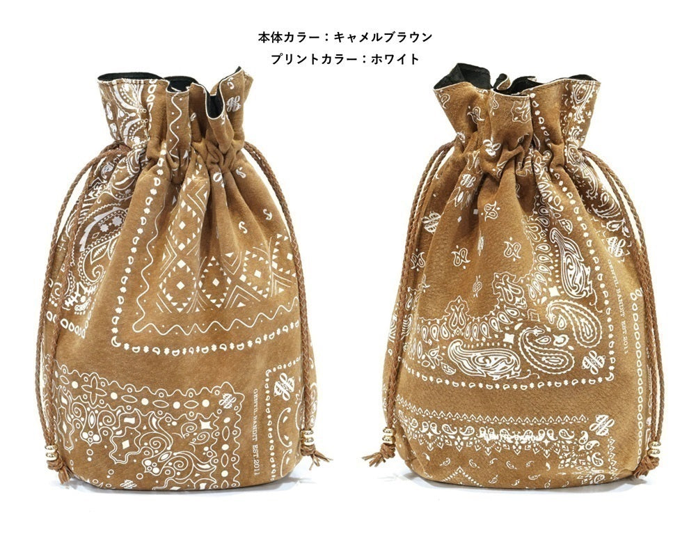 GENTIL BANDIT スエード巾着バッグ