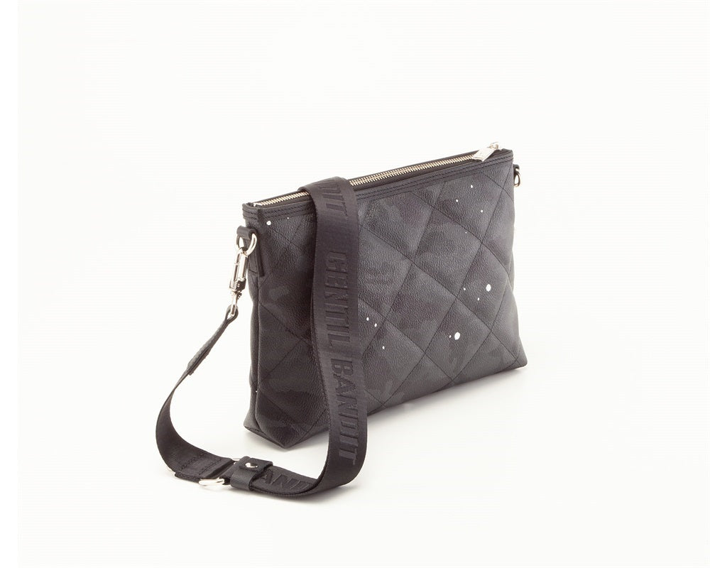 GENTIL BANDIT キルティングクロスボディ ブラックカモ