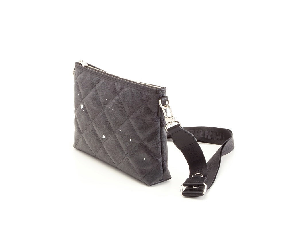 GENTIL BANDIT キルティングクロスボディ ブラックカモ