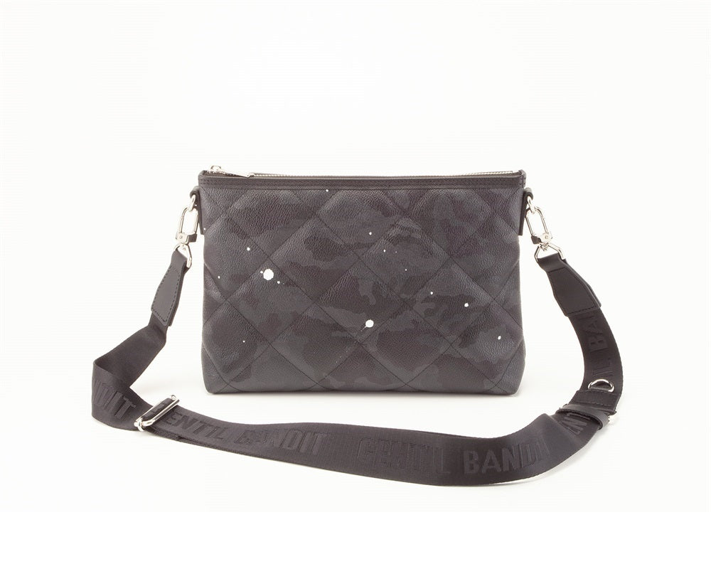 GENTIL BANDIT キルティングクロスボディ ブラックカモ