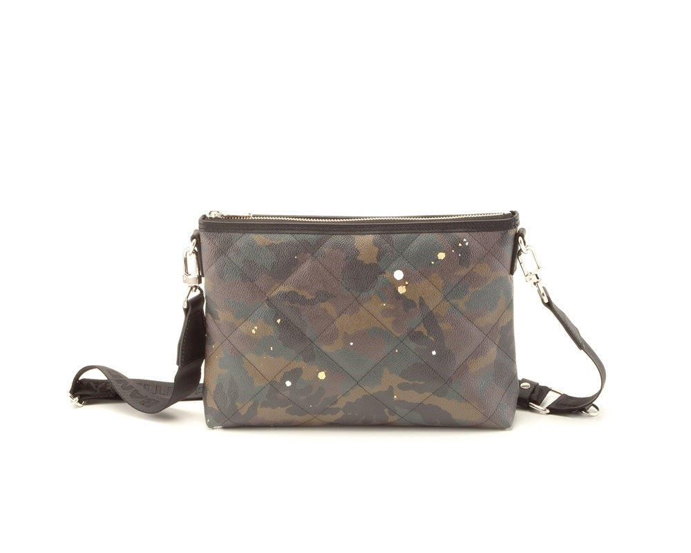 GENTIL BANDIT キルティングクロスボディ カーキカモ