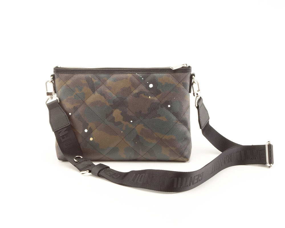 GENTIL BANDIT キルティングクロスボディ カーキカモ