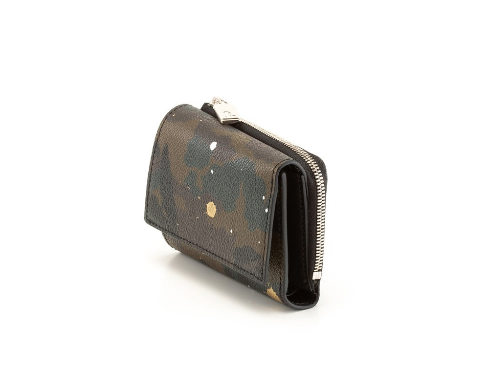 GENTIL BANDIT ジャンティバンティトライフォールドウォレット カーキカモ