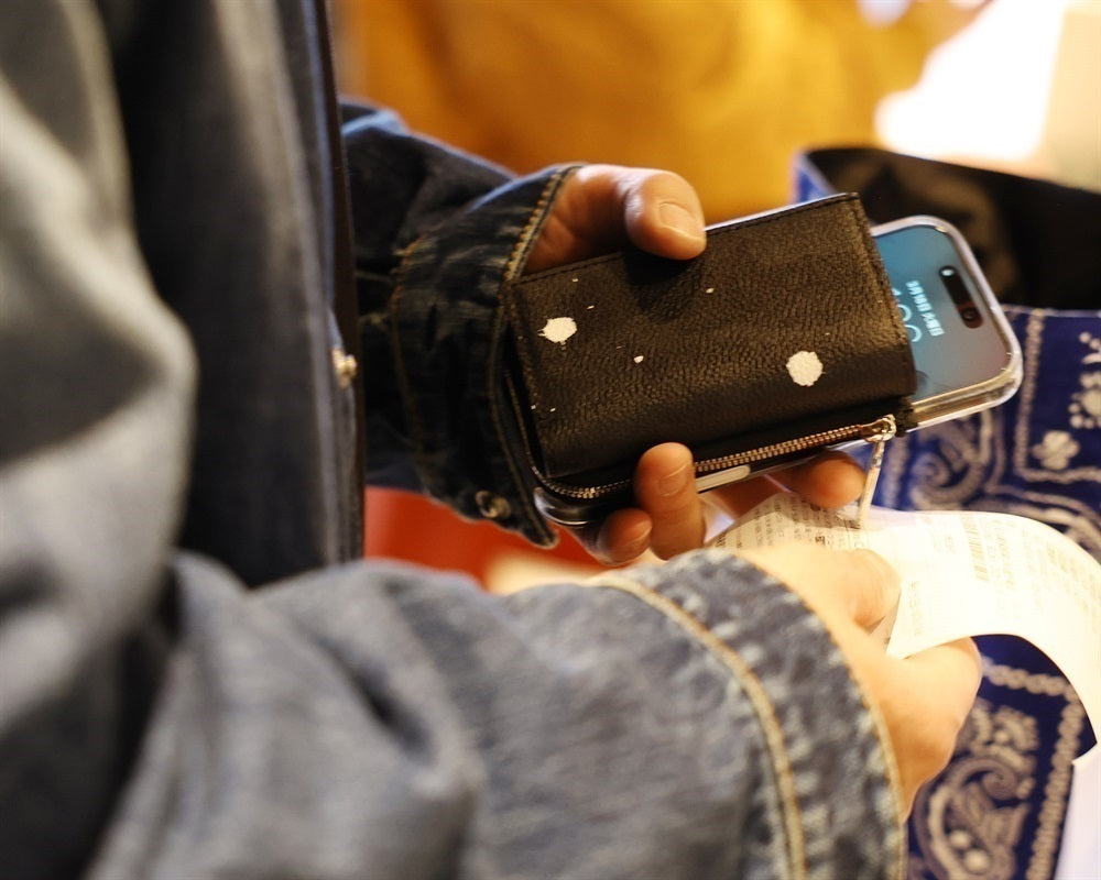 GENTIL BANDIT ジャンティバンティトライフォールドウォレット カーキカモ