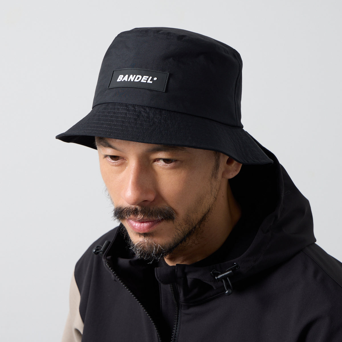 BANDEL バンデル イタリックシリコンバケットハット ITALIC SILICONE BUCKETH HAT BGC-6SISBH ブラック