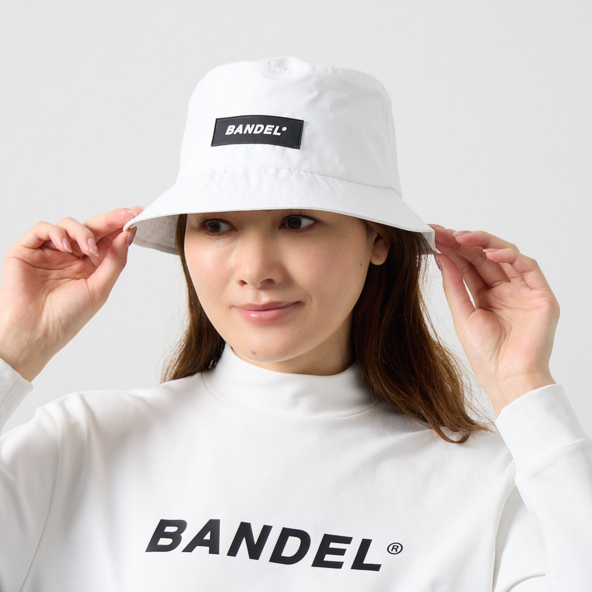 BANDEL バンデル イタリックシリコンバケットハット ITALIC SILICONE BUCKETH HAT BGC-6SISBH ホワイト