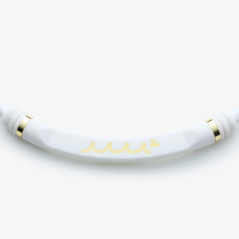 BANDEL×muta LITE SPORTS Metallic White×Gold