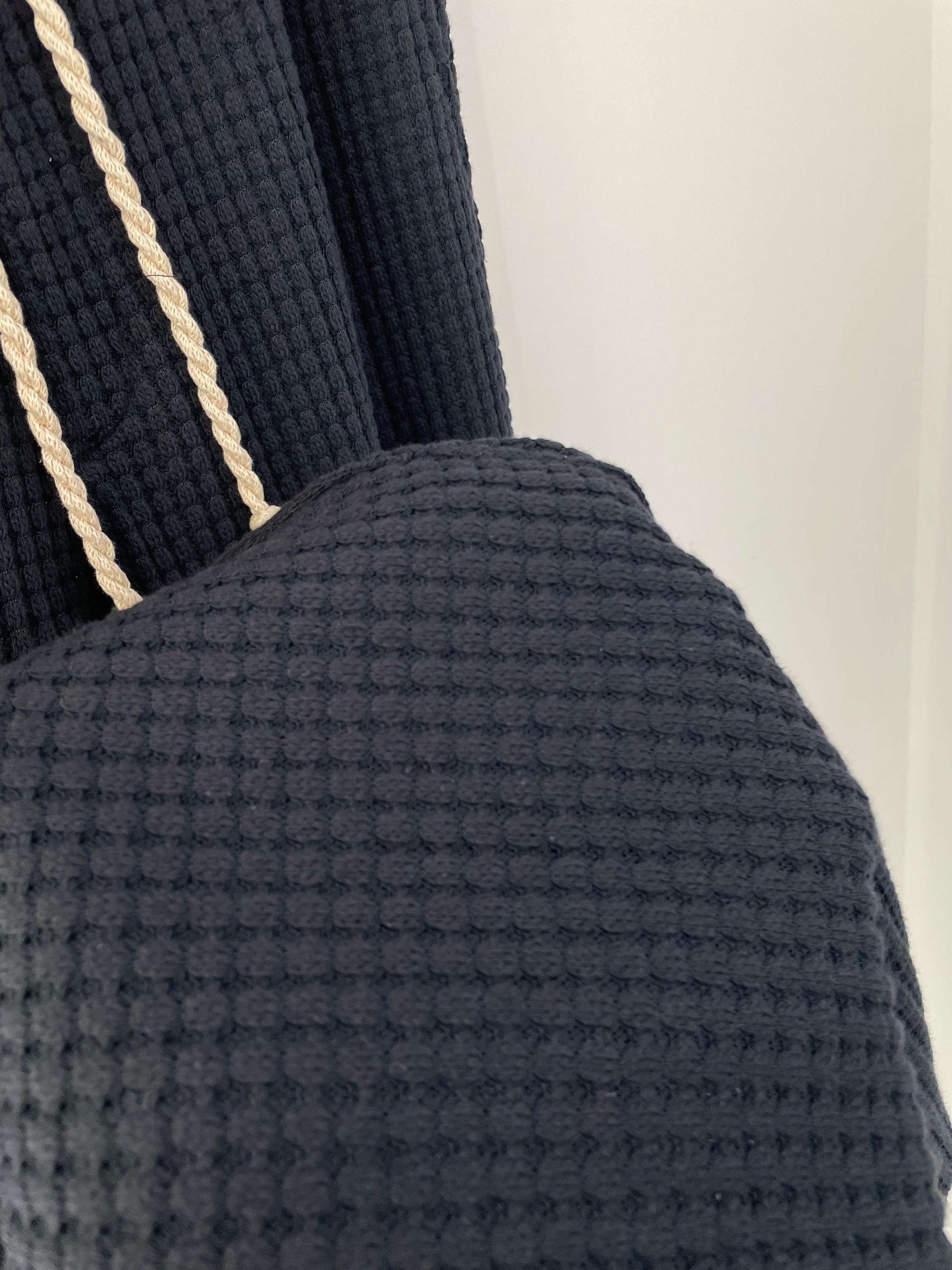 BIG WAFFLE STRAIGHT PANTS NAVY