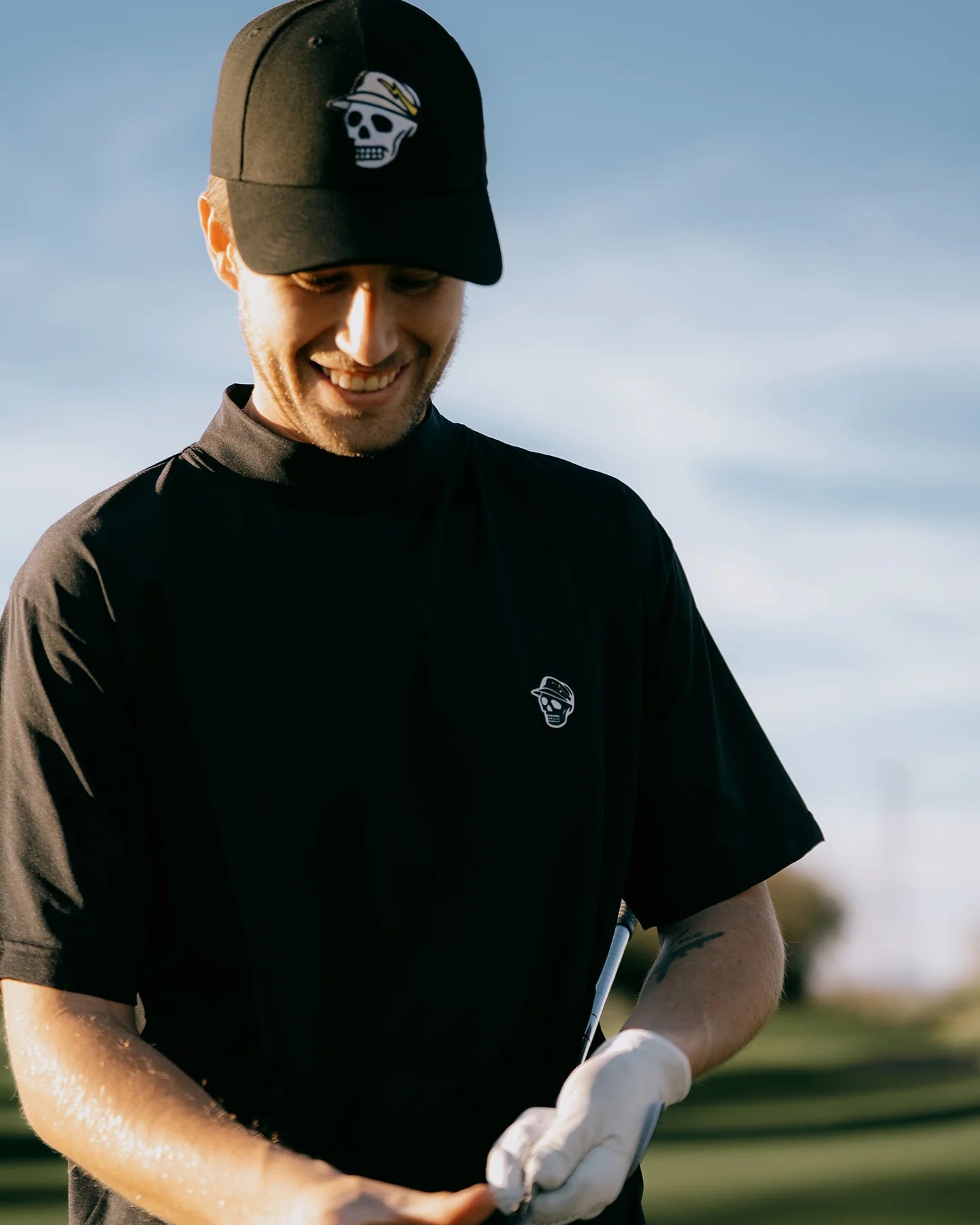 【DVG × NEW ERA®】 SKULL CAP 075762801-BLACK