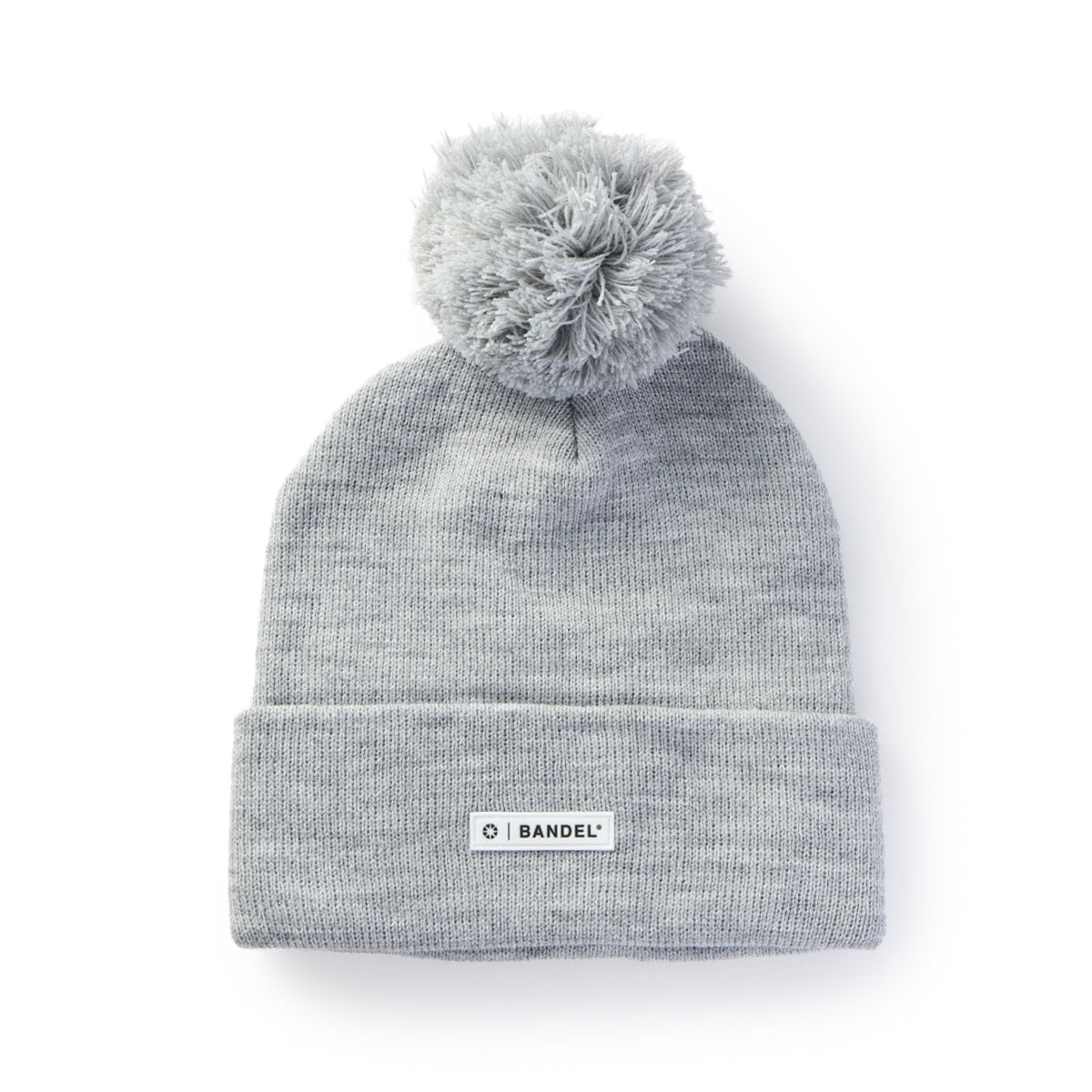 BANDEL バンデル シリコンワッペン ボンボンニット SILICONE LOGO BONBON KNIT BGC-5ASLPK グレー