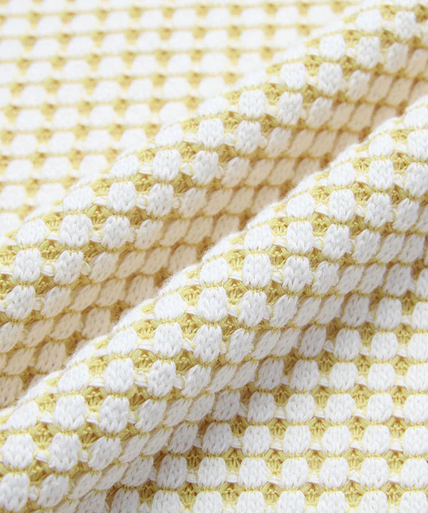 SEA GREEN BIG WAFFLE FLARE SKIRT