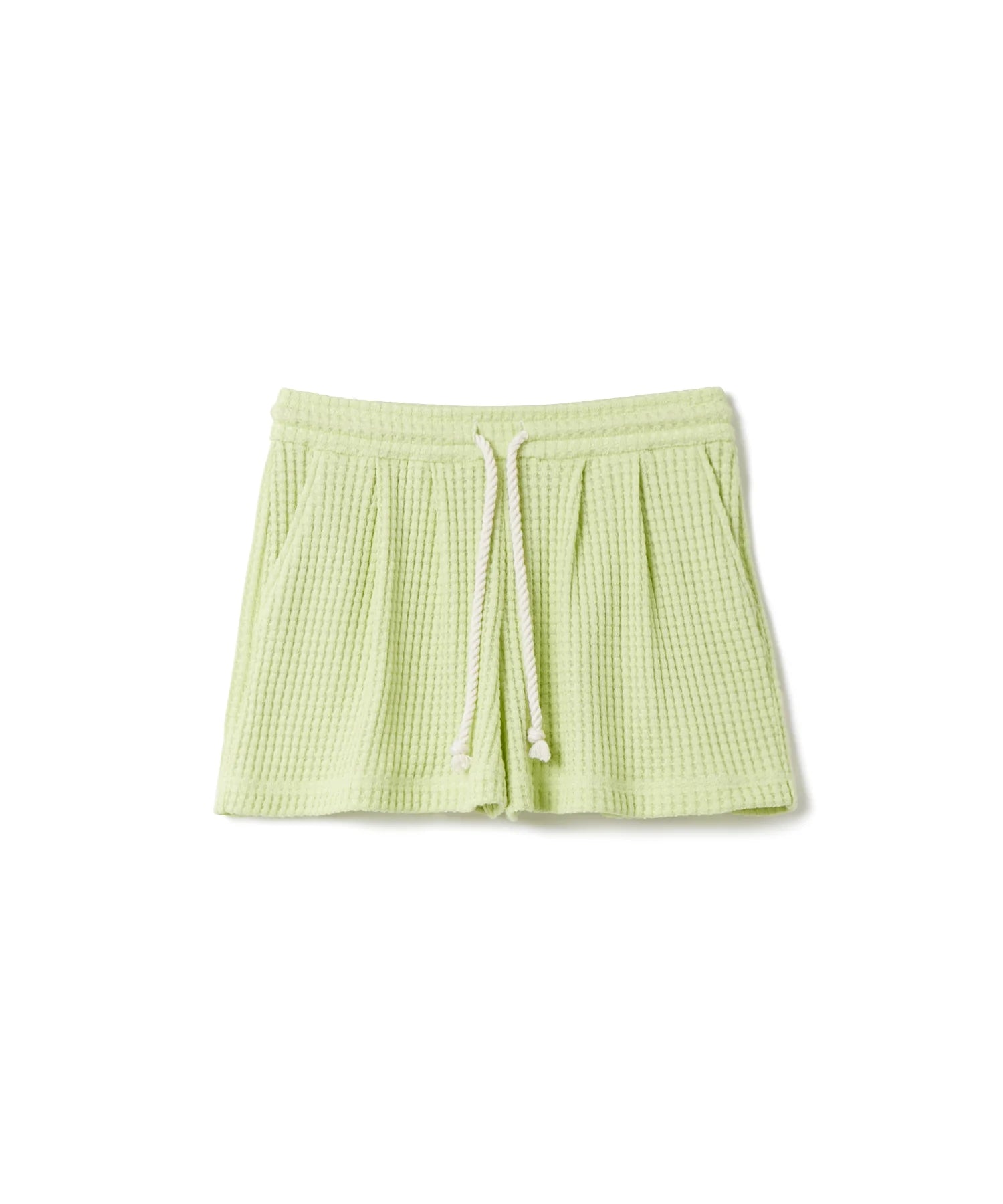 SEAGREEN BIG WAFFLE SHORT PANTS