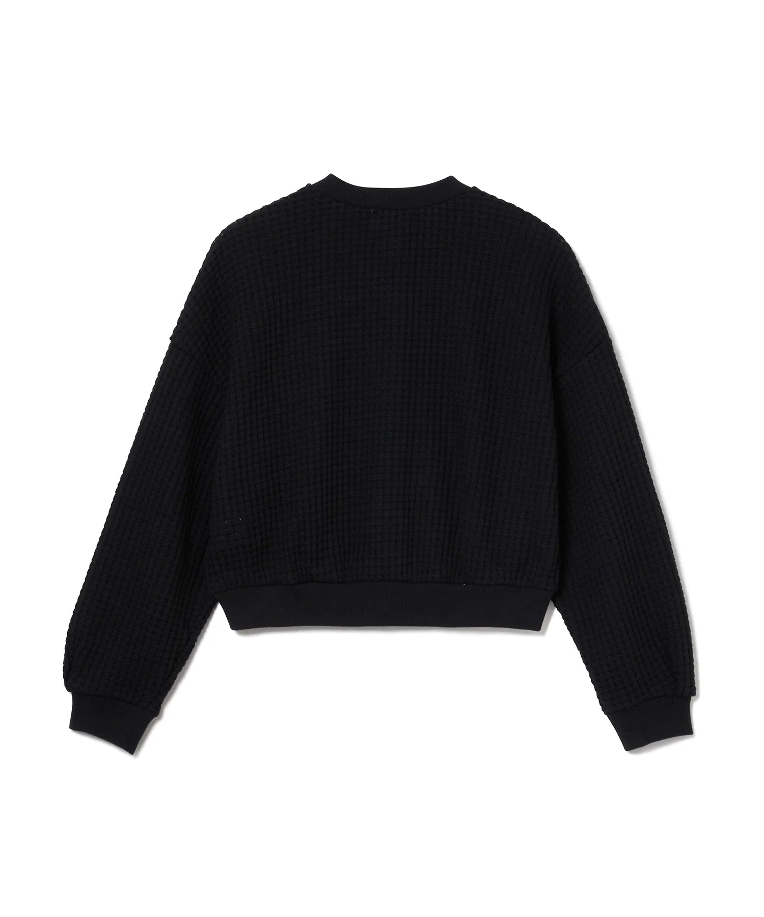 SEAGREEN BIG WAFFLE CARDIGAN