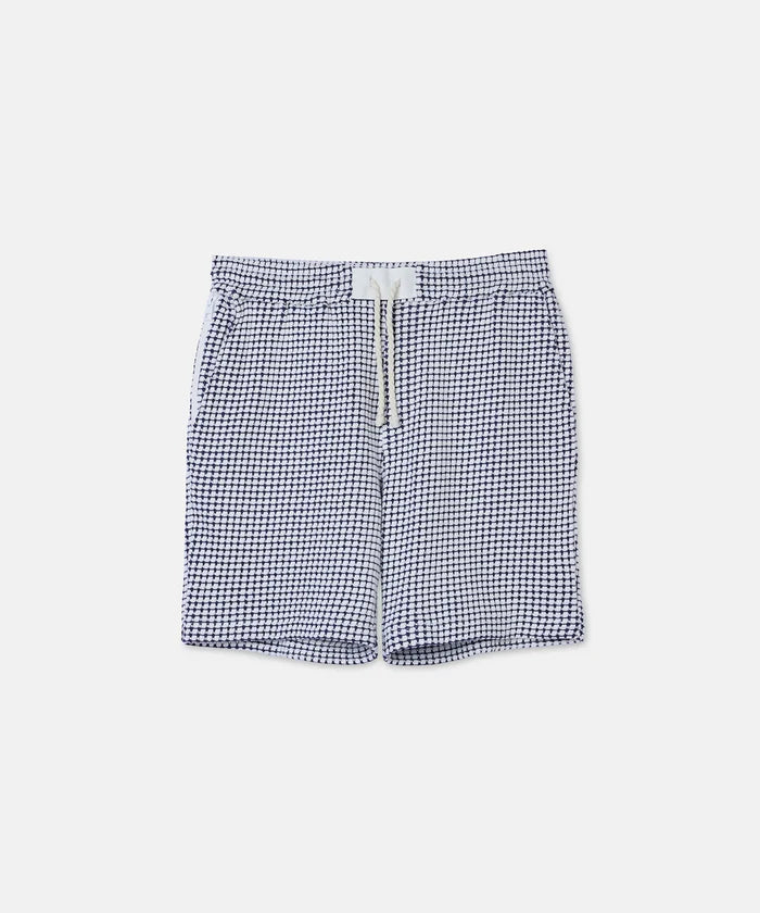 SEAGREEN BIG WAFFLE SHORTS