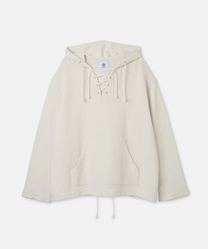 SEAGREEN CRATER LACEUP HOODIE