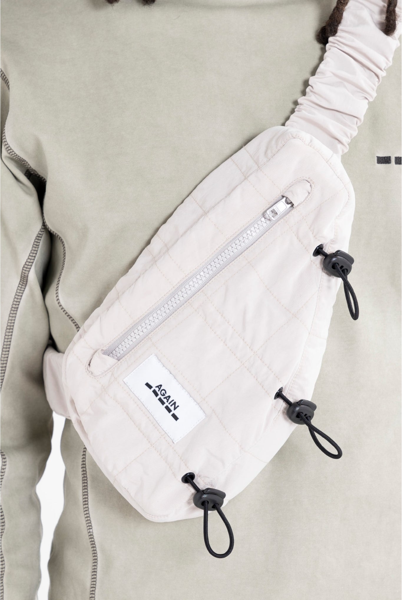 ※入荷未コード未作成※Michel bag REF. N°Black ボディバッグ 防水 撥水 ユニセックス / SILVER CLOUD