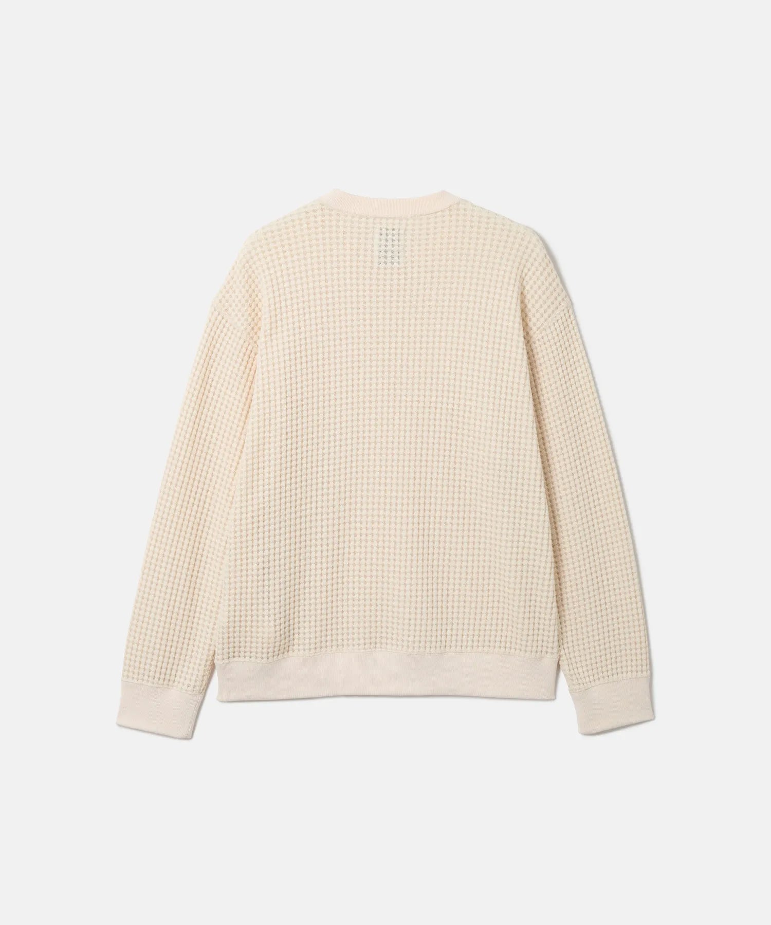 BIG WAFFLE PULLOVER CREAM