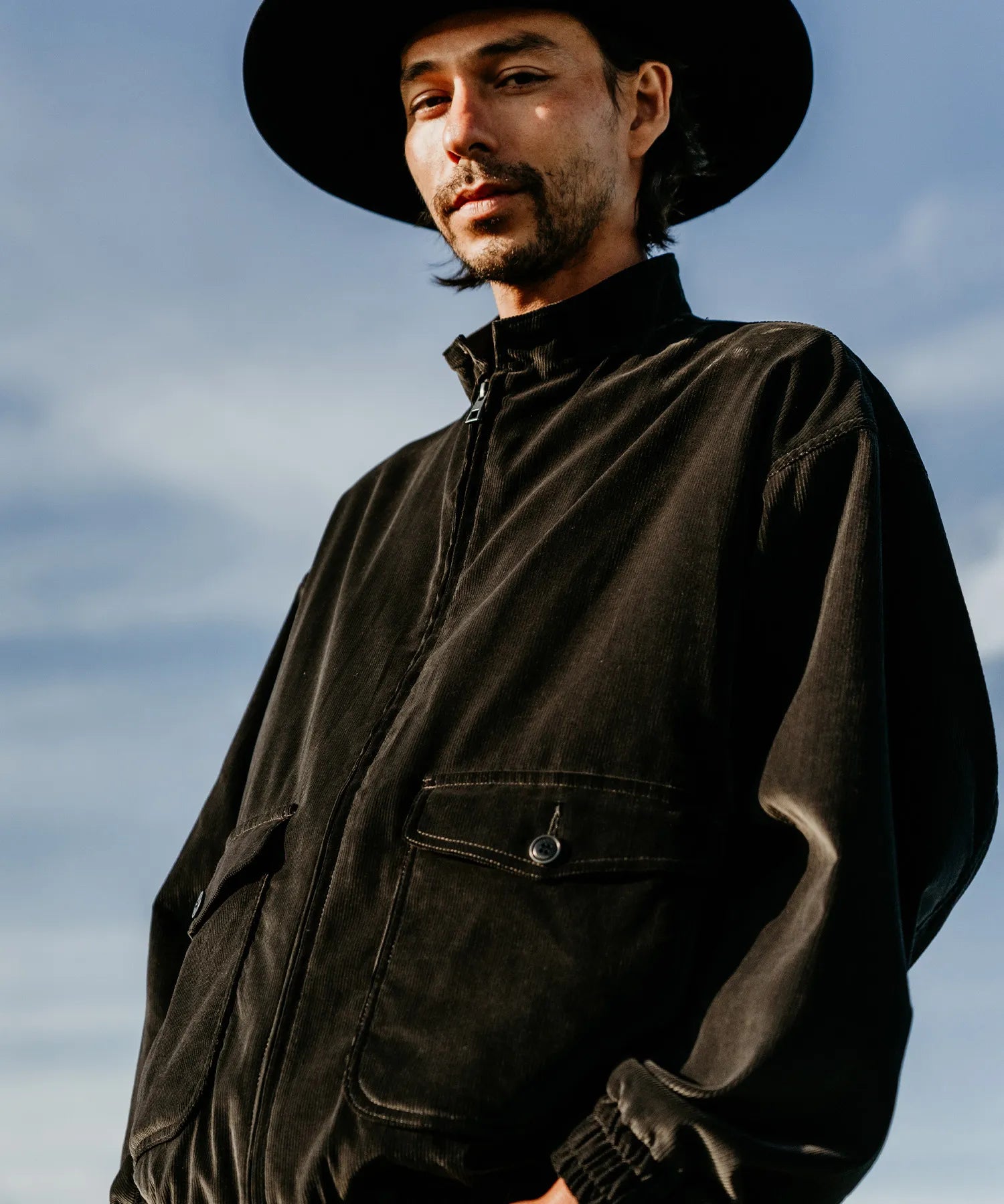 OG CORDUROY HARRINGTON JACKET BLACK