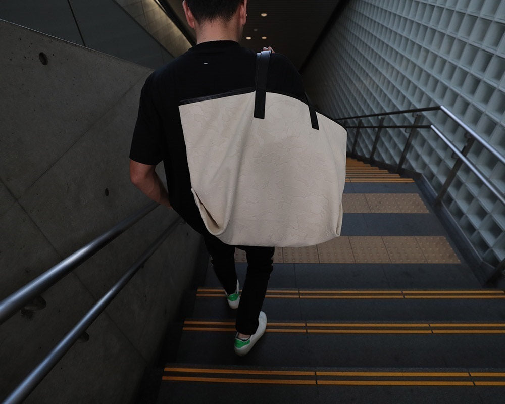 GENTIL BANDIT ジャンティバンティ LABEL NOIR キャンバストートバッグ GM BEIGE NO23-GM-BEG