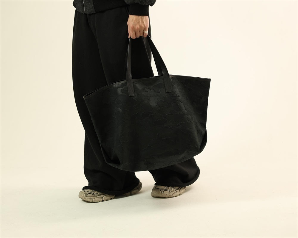 GENTIL BANDIT ジャンティバンティ LABEL NOIR トートバッグ キャンバス BLACK NO23-GM-BLK