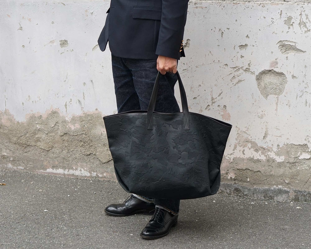 GENTIL BANDIT ジャンティバンティ LABEL NOIR トートバッグ キャンバス BLACK NO23-GM-BLK