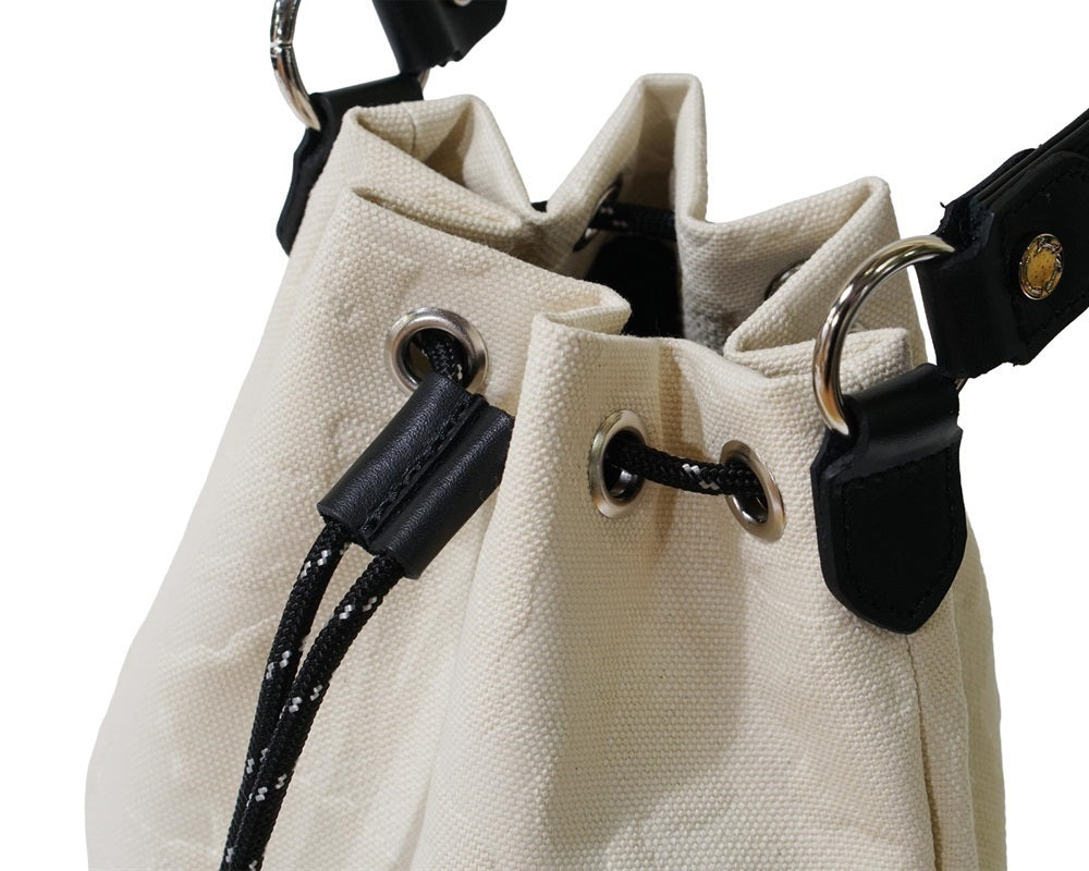 GENTIL BANDIT (LABEL NOIR) キャンバス巾着バッグ OFF WHITE