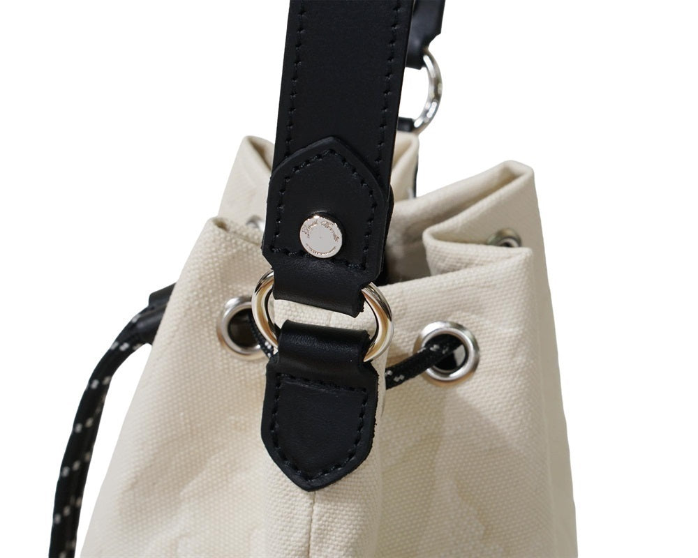 GENTIL BANDIT (LABEL NOIR) キャンバス巾着バッグ OFF WHITE