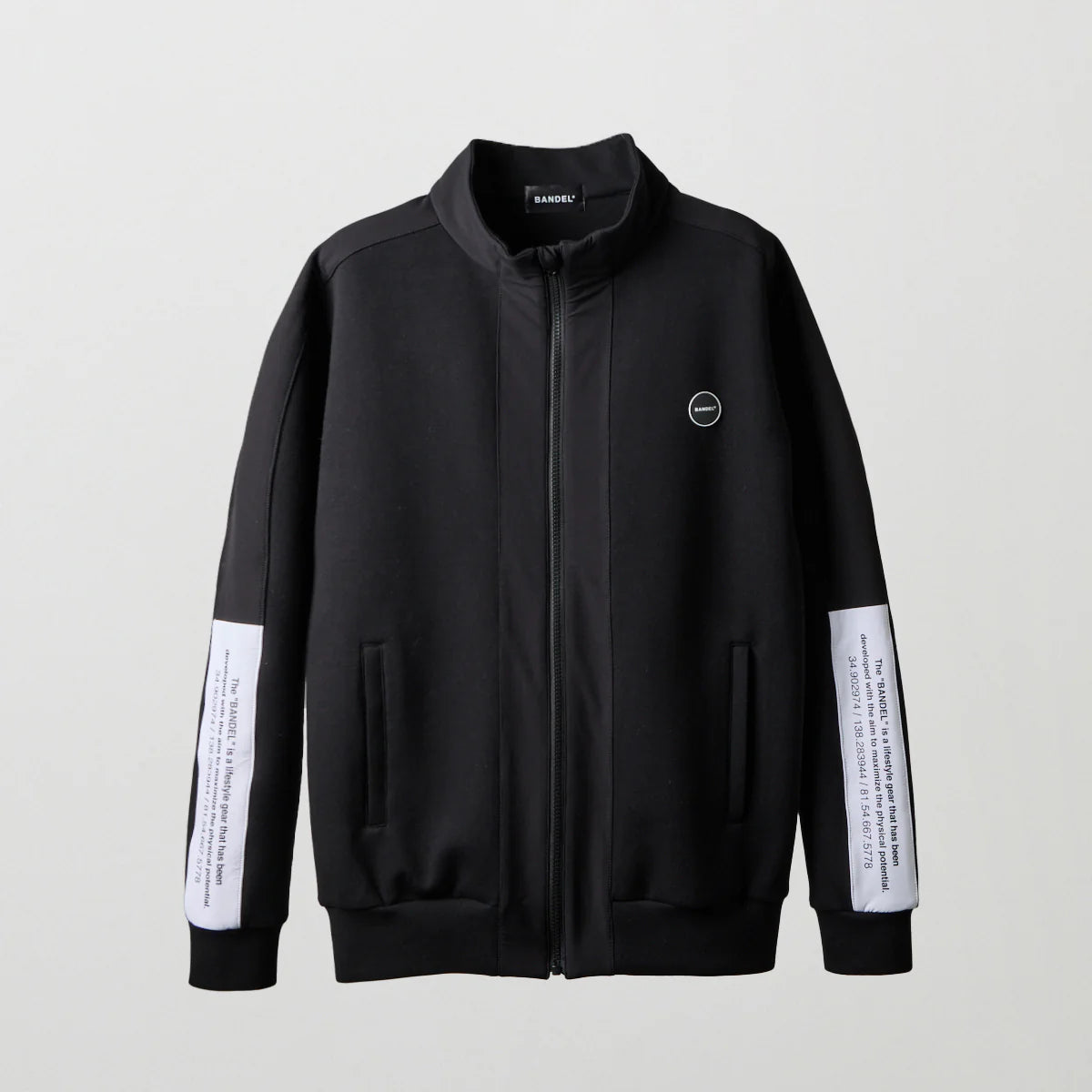 BANDEL GOLF スタンドカラー スウィッチ ジップブルゾン BLACK