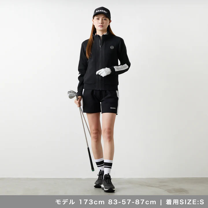 BANDEL GOLF ウィメンズ スタンドカラー スウィッチ ジップブルゾン