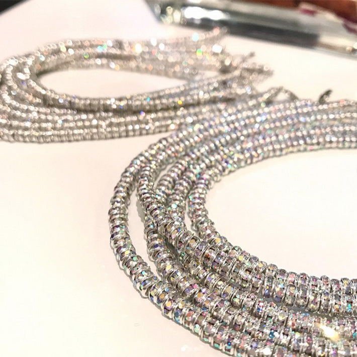GLITTER ANKLET グリッターアンクレット アンクレット SILVER