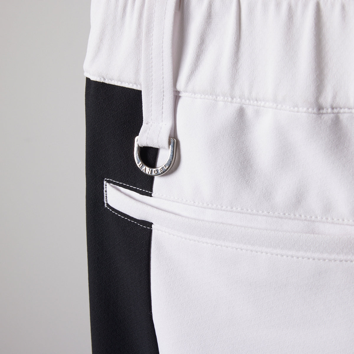 BANDEL GOLF バンデルゴルフ ロングパンツ SIDE PANEL SWITCH TAPERED PANTS BGS-4SSSPT WHITExBLACK