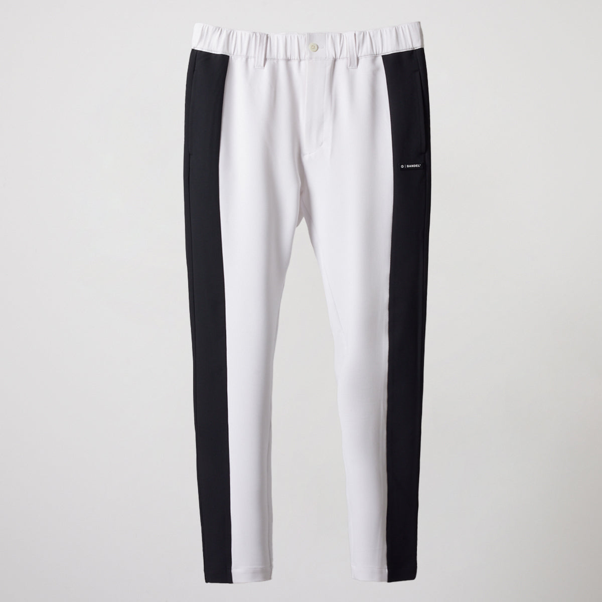BANDEL GOLF バンデルゴルフ ロングパンツ SIDE PANEL SWITCH TAPERED PANTS BGS-4SSSPT WHITExBLACK