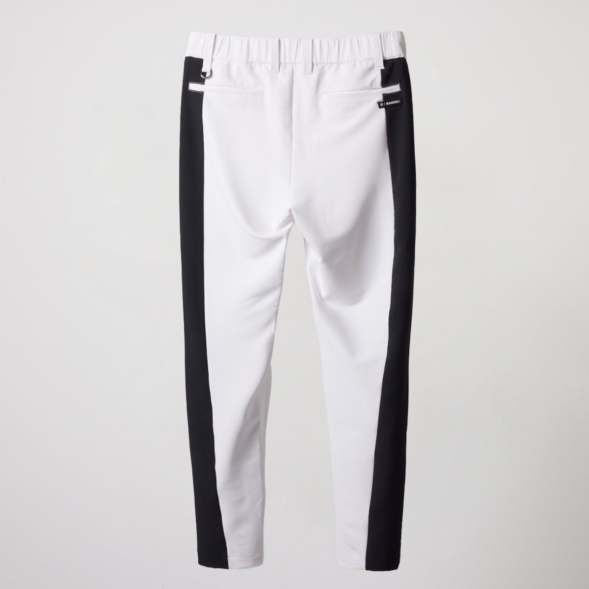 BANDEL GOLF バンデルゴルフ ロングパンツ SIDE PANEL SWITCH TAPERED PANTS BGS-4SSSPT WHITExBLACK