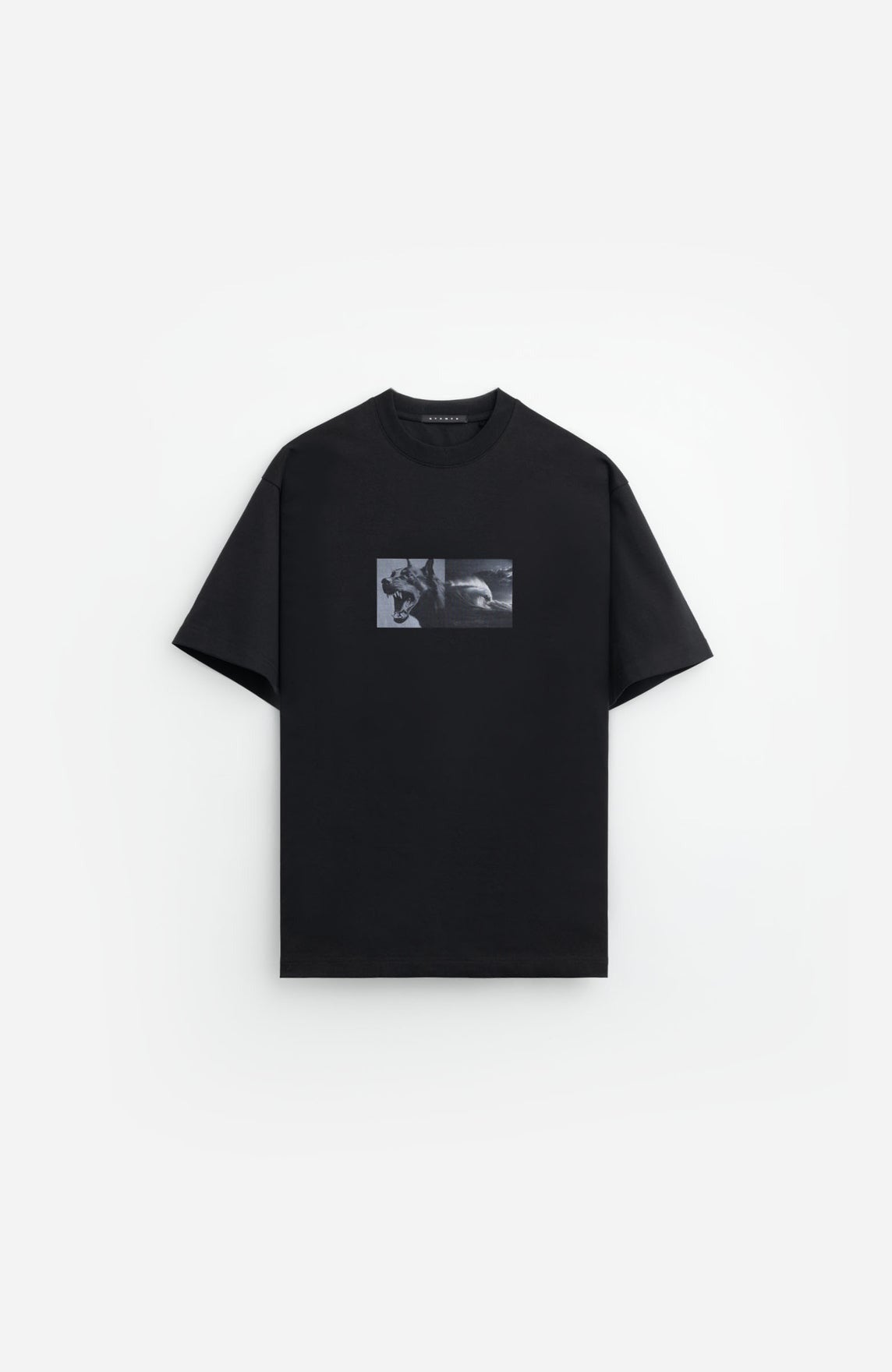 Photographic Wave Relaxed Tee Tシャツ / BLACK
