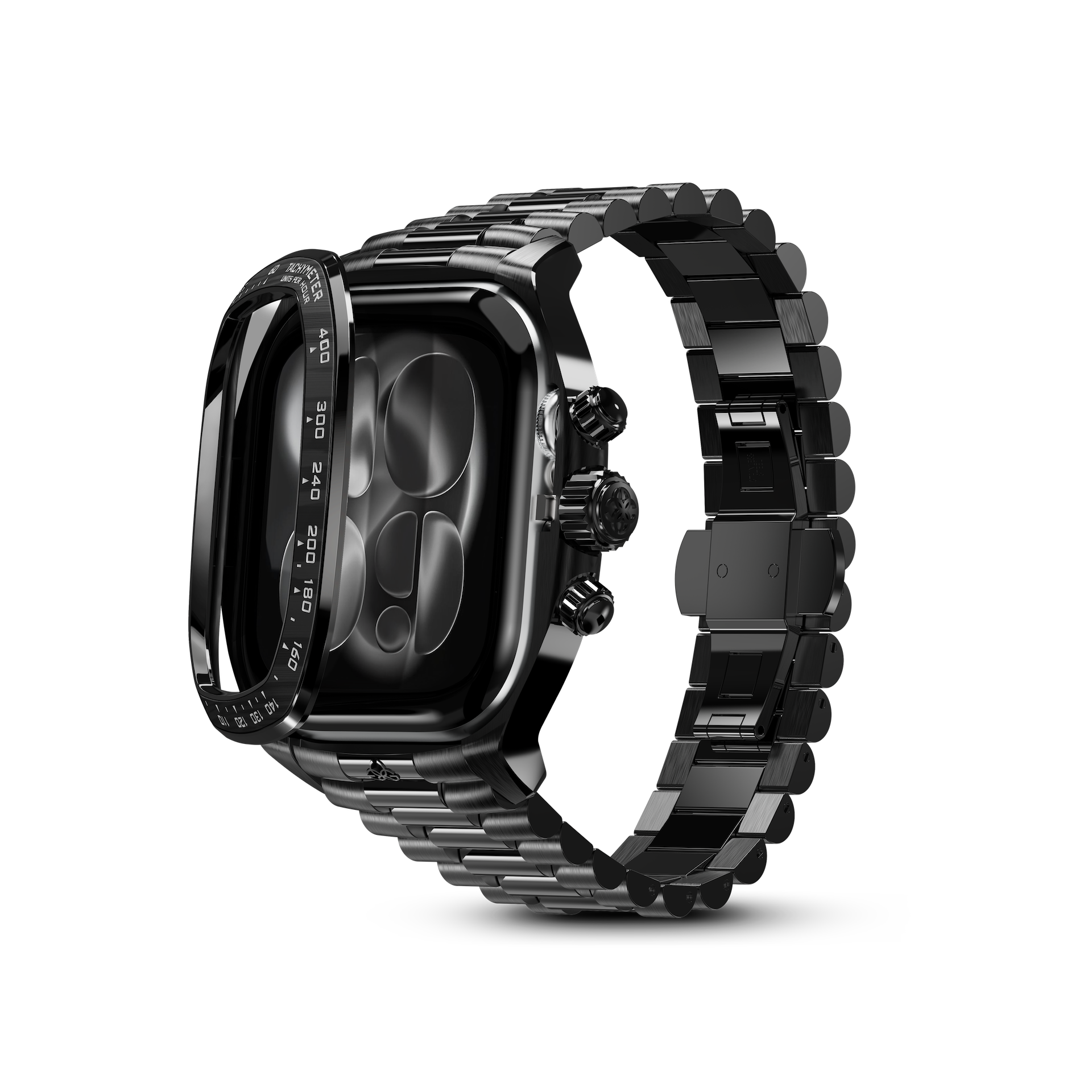 GOLDEN CONCEPT ゴールデンコンセプト Apple Watch Case - CRSC46 Black Carbon カーボン ブラック