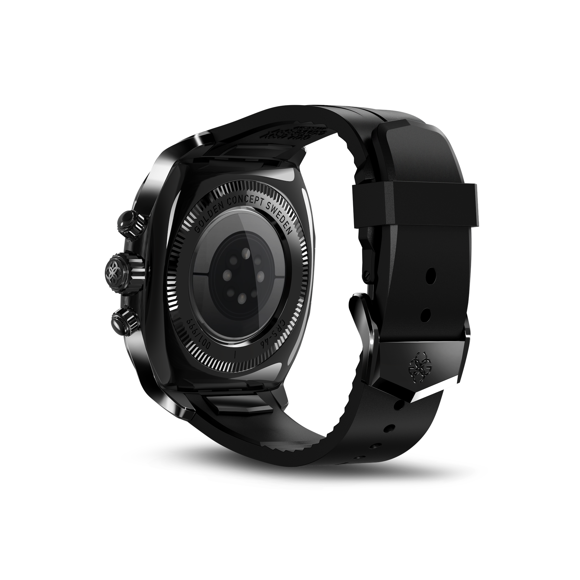 GOLDEN CONCEPT ゴールデンコンセプト Apple Watch Case - CRSC46 Black Carbon カーボン ブラック