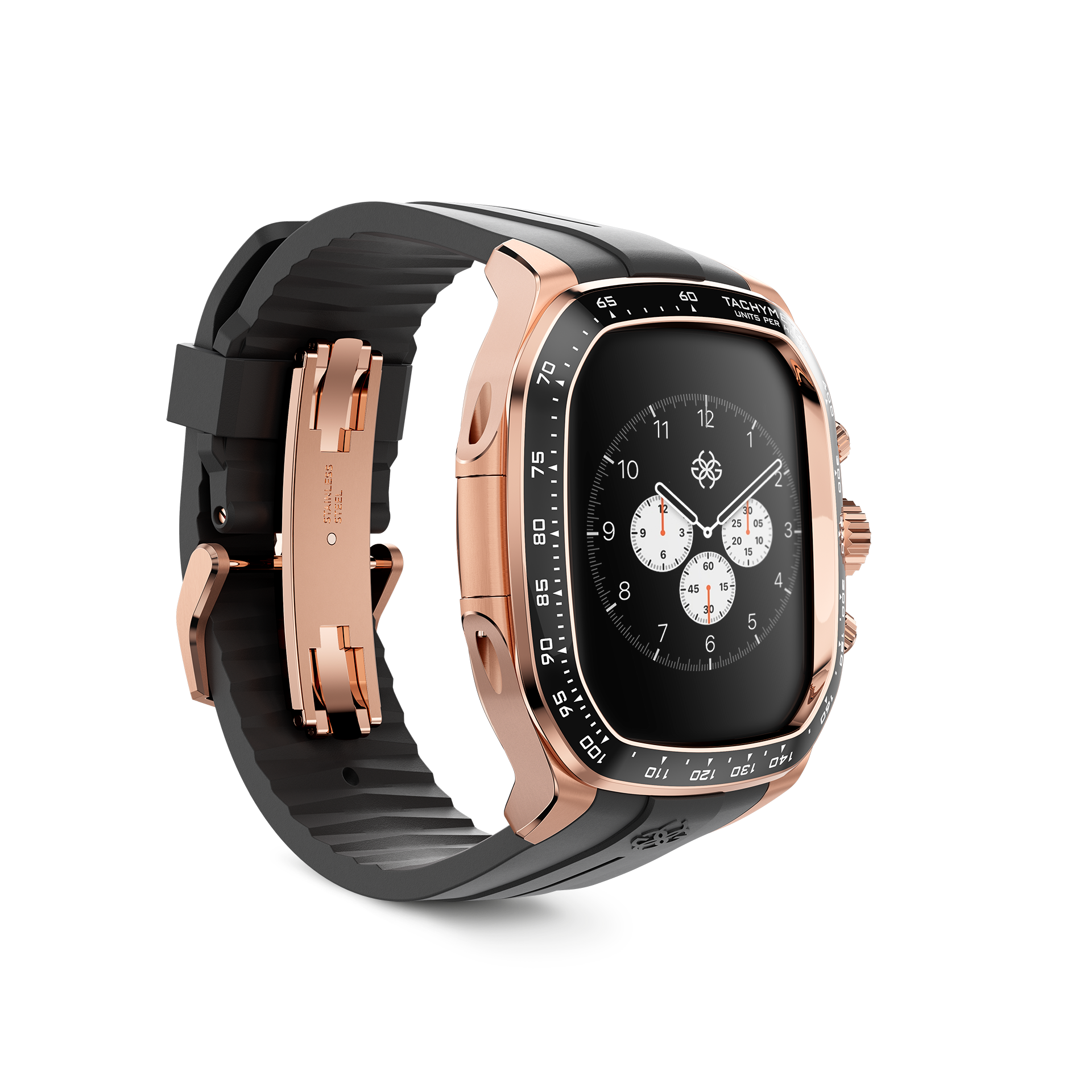 GOLDEN CONCEPT ゴールデンコンセプト Apple Watch Case - CRS46 Rose Gold ローズゴールド