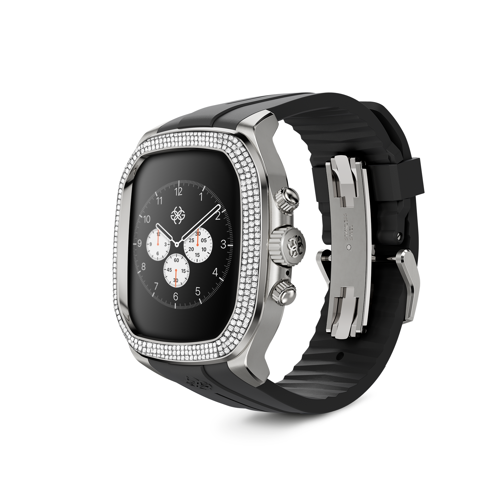 GOLDEN CONCEPT ゴールデンコンセプト Apple Watch Case - CRSD46 Silver