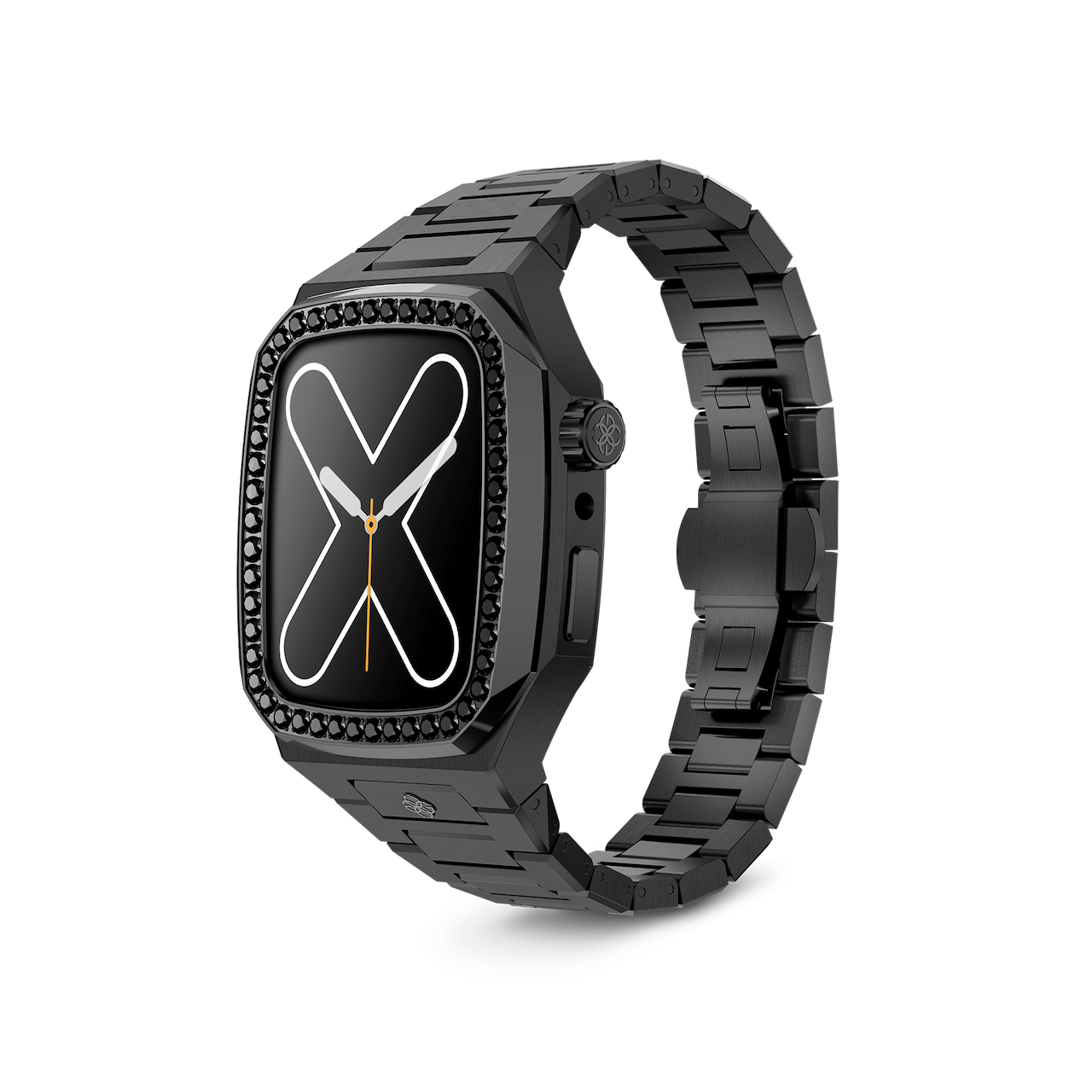 GOLDEN CONCEPT ゴールデンコンセプト Apple Watch Case - EVD45 - Black ブラック