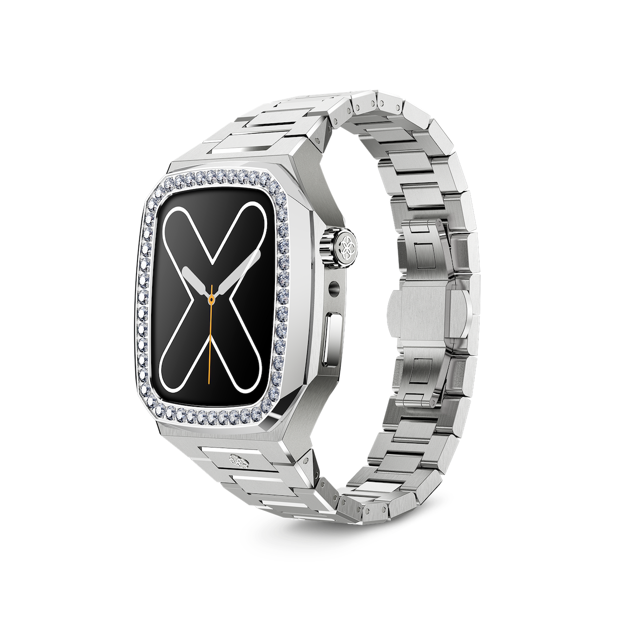 GOLDEN CONCEPT ゴールデンコンセプト Apple Watch Case - EVD45 - Silver シルバー
